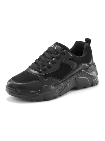 LASCANA Sneaker in schwarz/schwarz