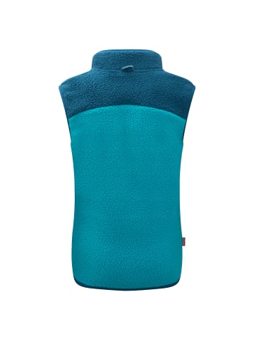 Trollkids Fleeceweste Hemsedal in dark turquoise/madeira blue