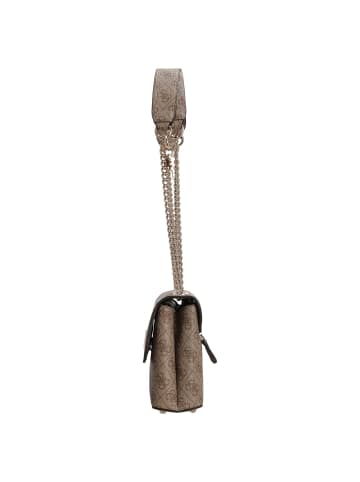 Guess ECO Erica Convertible Xbody - Schultertasche 24 cm (coal logo) in latte logo