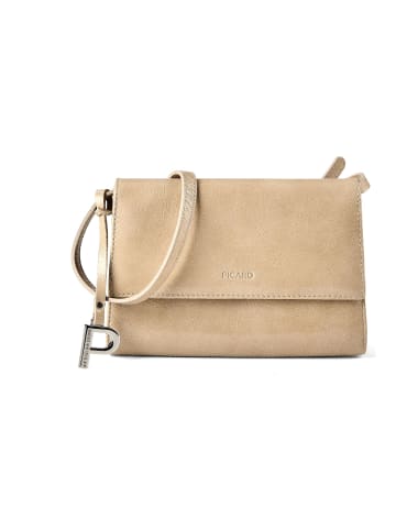 PICARD Auguri Auguri Clutch Tasche Leder 19 cm cream