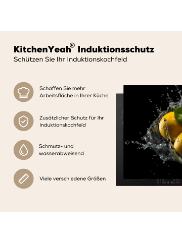 KitchenYeah Herdabdeckplatte Zitronen