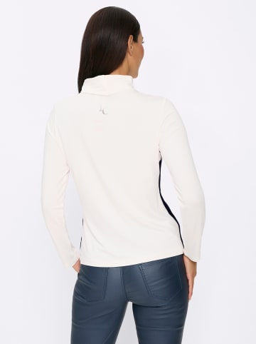 Heine Langarm-Shirt in ecru-marine