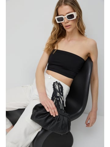 NO MATTER WHAT Crop Top in Schwarz
