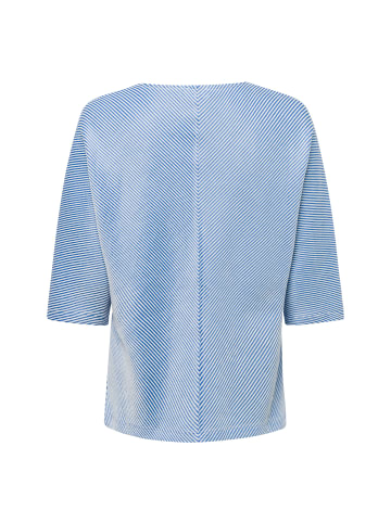 s.Oliver Sweatshirt in blau weiß