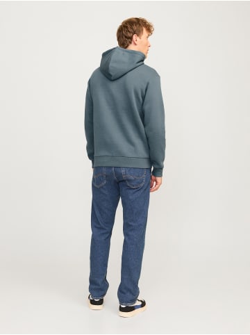 Jack & Jones Hoodie Kapuzen Pullover JJEBRADLEY in Petrol