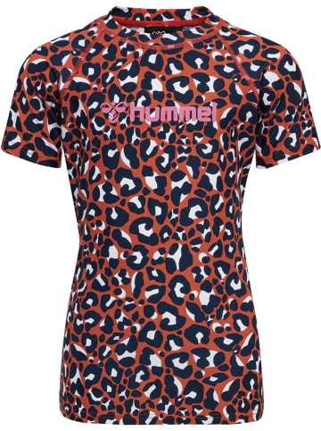 Hummel Bade-T-Shirt Hmlazul Swim T-Shirt S/S in HOT SAUCE
