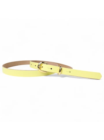 FRONHOFER Ledergürtel in Lemon