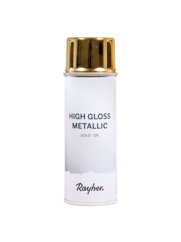 Rayher High gloss Metallic Spray in gold