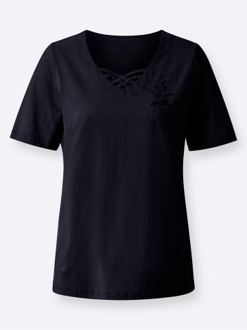 WITT WEIDEN Kurzarmshirt in marine