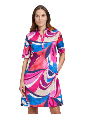 Betty Barclay Hemdblusenkleid mit Aufdruck in Pink/Blue