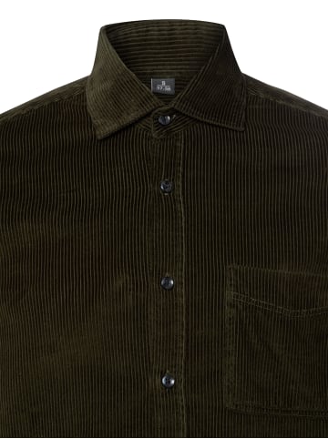 Nils Sundström Cordhemd in khaki