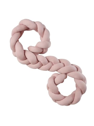 nordic coast company Bettschlange geflochten, waschbar, feste Enden, extra breit