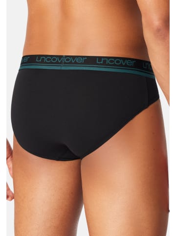 UNCOVER BY SCHIESSER Rio Slip / Unterhose Cotton in Schwarz