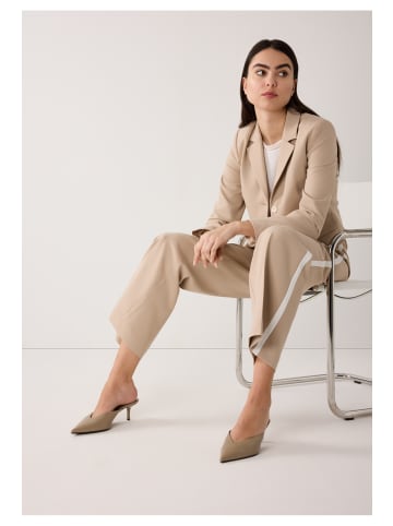 More & More feminines Kurzblazer-Jäckchen in beige