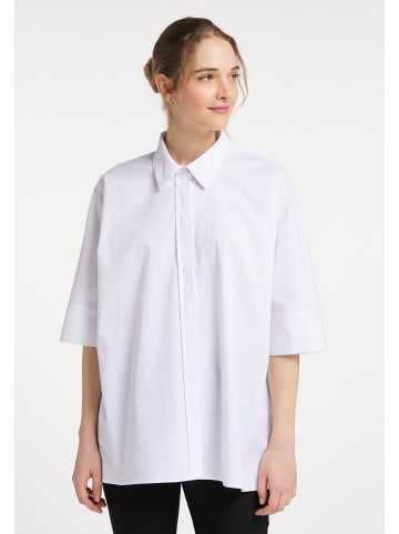 DreiMaster Klassik Oversized Bluse in Weiss