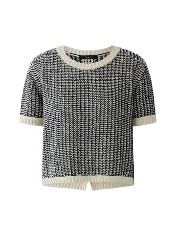 Oui Shirt in white blue