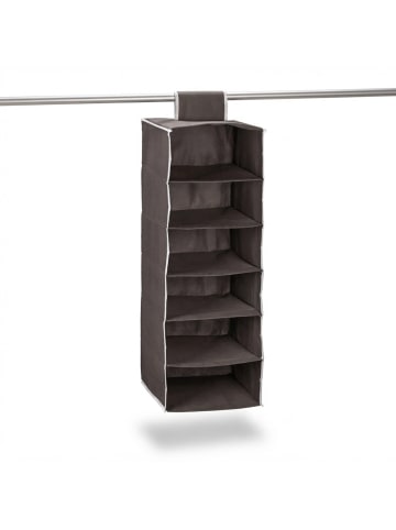 relaxdays Kleiderschrank-Hängeregal in Anthrazit - (B)32 x (H)96 x (T)31 cm