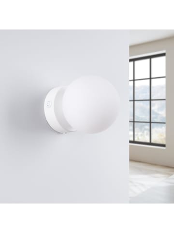 Nice Lamps Wandlampe BLAZE 1 Weiß H 12 cm