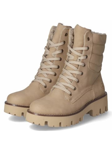 rieker Schnürstiefel in beige