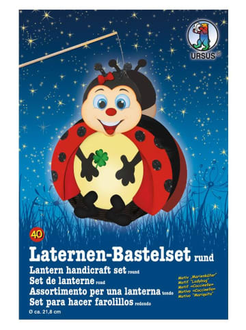 URSUS Laternen Bastelset 40 Marienkäfer - ab 5 Jahren