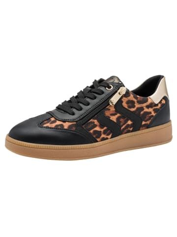 Marco Tozzi Sneaker in BLACK/LEO
