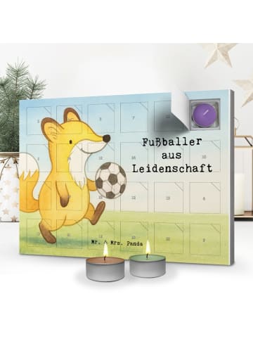 Mr. & Mrs. Panda adventskalender kerzen Fußballer Leidenschaft D... in Weiß