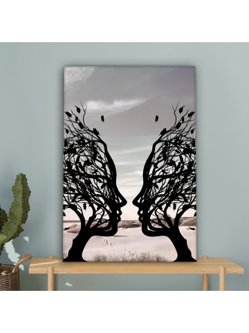 MuchoWow Poster mit Leiste Gesichtsbaum  (BxH)