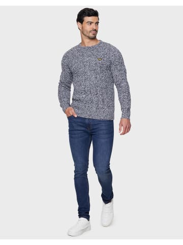 Threadbare Pullover Ely in Navy / Ecru Twist