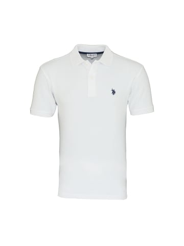 U.S. Polo Assn. Poloshirt 'Basic' in weiss