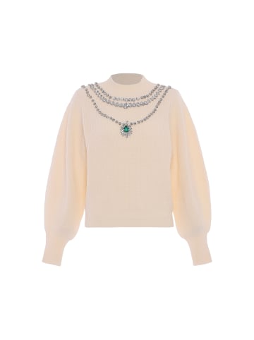 faina Damen Sweater in WOLLWEISS