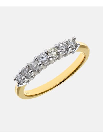 Diamant L'éternel Eternity-Ring aus 750 Gelbgold mit 18 Karat Diamant