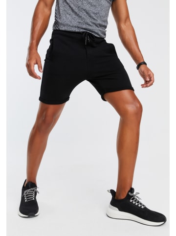 Leif Nelson Herren Gym-Short Herren Gym-Short LN-8316 in schwarz