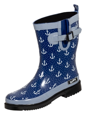 Bockstiegel Regenstiefel Marleen in dunkelblau/multi in dunkelblau/multi