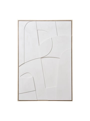 ebuy24 Wanddeko Madeline Weiß 60 x 3 cm