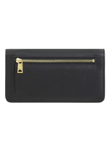 DuDu Geldbörse RFID Leder 17,5 cm in black pop