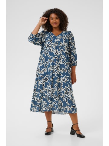 KAFFE curve Kleid KCmahlia A-shape in Bering Sea/White Paisley