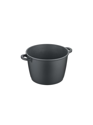 Berndes Gemüse- und Suppentopf mit Glasdeckel aus Aluguss - Vario Click in schwarz