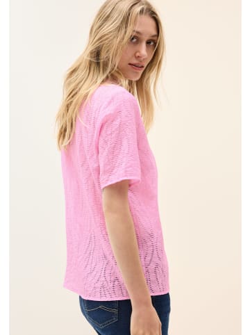 Cecil 'Blusenshirt mit Struktur' Rosa