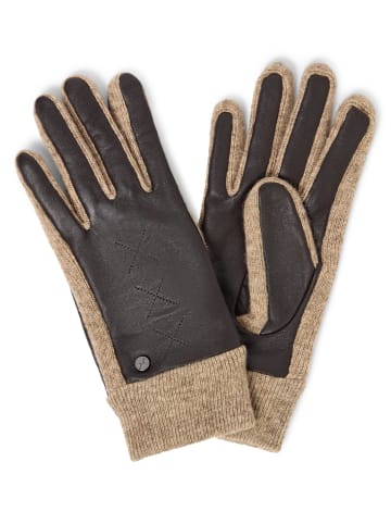 Pearlwood Handschuhe Smilla in schwarz taupe - 0002
