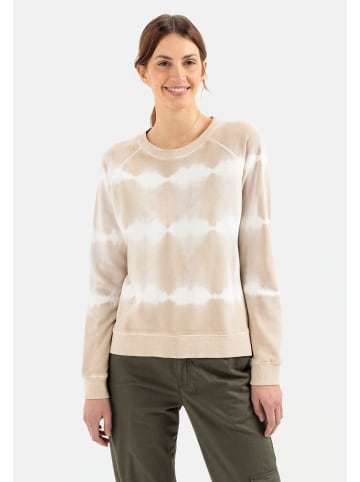 Camel Active Sweatshirt mit Tie-Dye Effekt in Beige