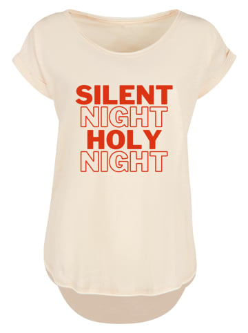 F4NT4STIC Long Cut T-Shirt Silent Night Holy Night Weihnachten in Whitesand