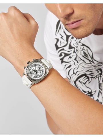 Philipp Plein Wildcat Chrono in weiß