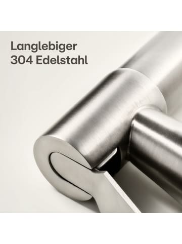 Praknu Bidet Brause Set Schlauch + Halter Dusche Edelstahl Hand WC Duschkopf