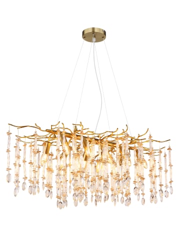 Globo lighting Luster "GLORIA" in gold