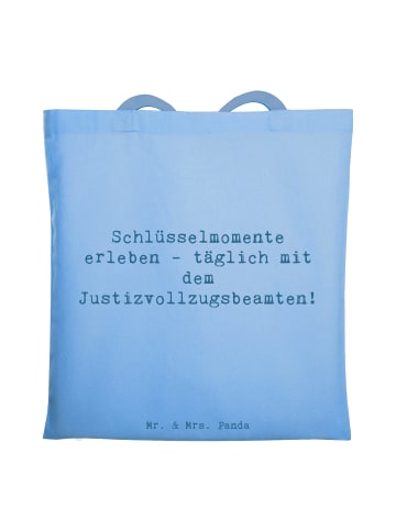 Mr. & Mrs. Panda Einkaufstasche Spruch Justizvollzugsbeamte Mome... in Sky Blue