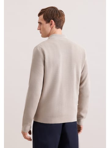 Seidensticker Strick-Jacke Regular in Beige