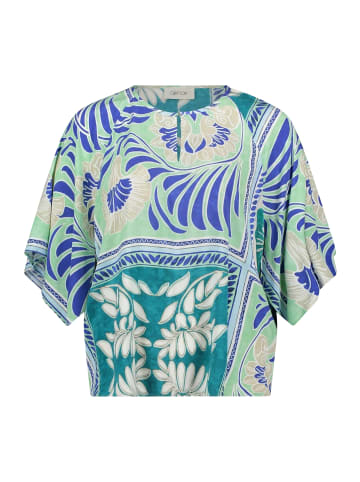 CARTOON Casual-Bluse mit Muster in Green/Blue