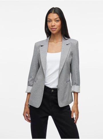 Vila Blazer in Light Grey Melange
