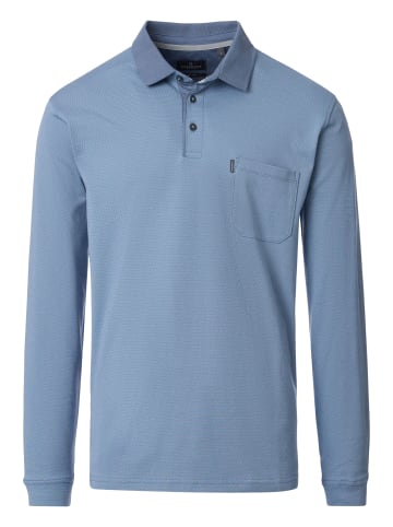 Casa moda Poloshirt Basic in Hellblau
