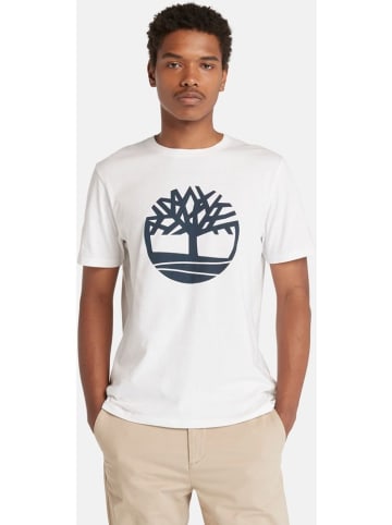 Timberland T-Shirt "Northwood Tree Logo Short Sleeve Tee" in Weiß